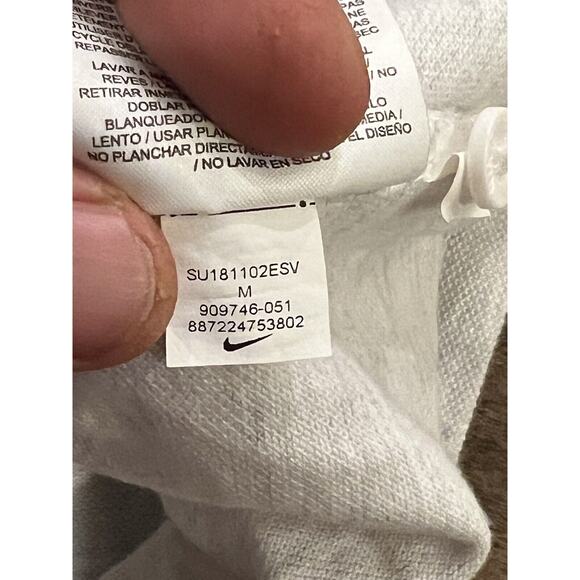 Nike Mens Sportswear Light Gray Polo Short Sleeve Shirt Size M MEDIUM 909746-051 - Picture 7 of 9